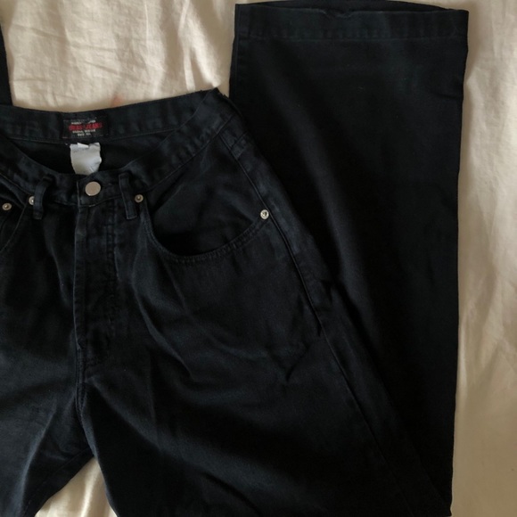 Vintage Black Flare Guess Jeans - Picture 1 of 6
